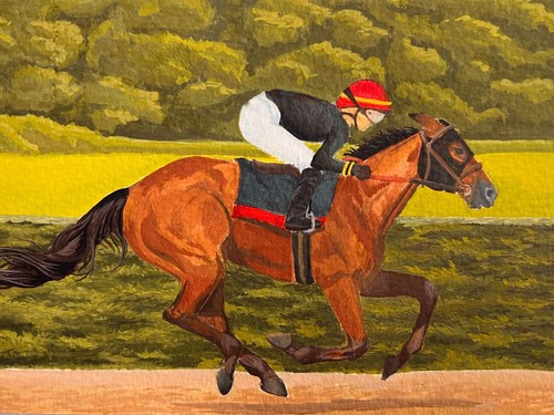 Original painting race - original,